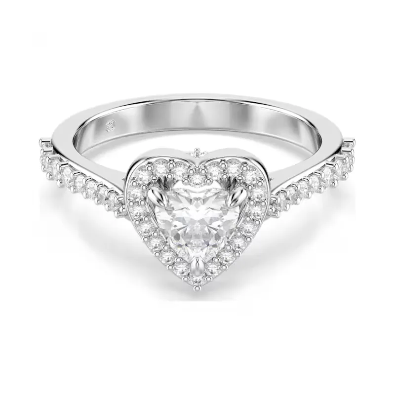 Anello Cuore Bianco Una Angelic mis.58 Donna Swarovski Anello Cuore Bianco Una Angelic mis.58 Donna Swarovski