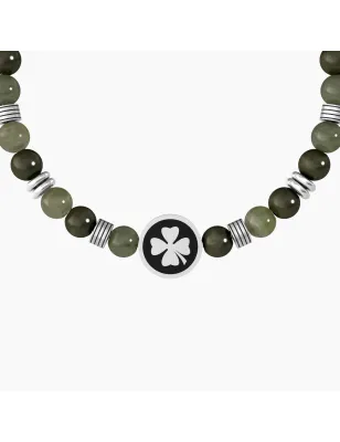 Bracciale Elastico Quadrifoglio Good Luck Uomo Kidult