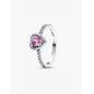 Anello Cuore in Rilievo Viola mis.56 Donna Pandora