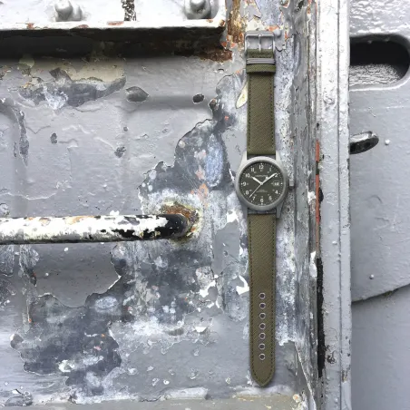 Orologio Khaki Field Mechanical H69439363 38mm verde Uomo Hamilton