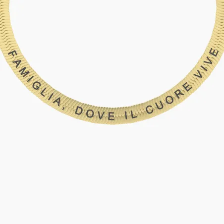 Bracciale Regolabile Dorato Famiglia Donna Kidult