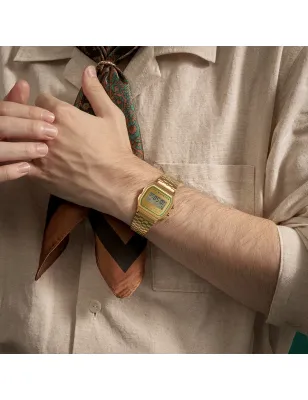 Orologio Vintage A158WEGV-9AEF oro verde crono Casio