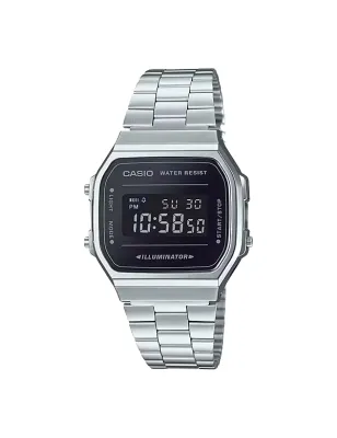 Orologio Vintage A168WEM-1EF nero specchio acciaio Casio