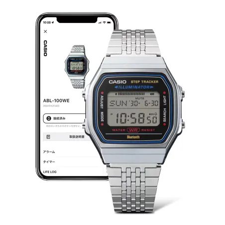 Orologio Vintage ABL-100WE-1AEF step tracker Bluetooth Casio Vintage