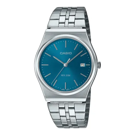 Orologio MTP-B145D-2A2VEF blu petrolio acciaio retrò Casio