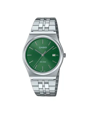 Orologio MTP-B145D-3AVEF verde bottiglia acciaio retrò Casio