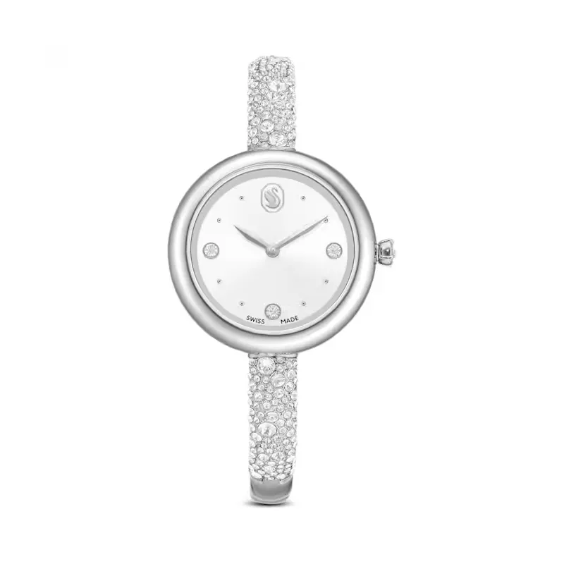 Orologio Sublima Bangle, Tono Argentato Donna Swarovski