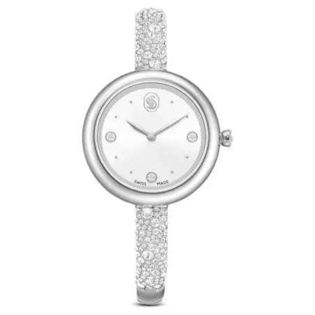 Orologio Sublima Bangle, Tono Argentato Donna Swarovski