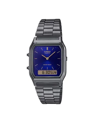 Orologio Vintage Edgy Collection quadrante blu AQ-230EGG-2A Casio