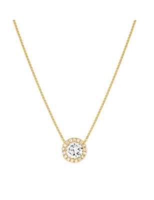 Collana dorata Seidivina zircone centrale bianco Donna Nomination