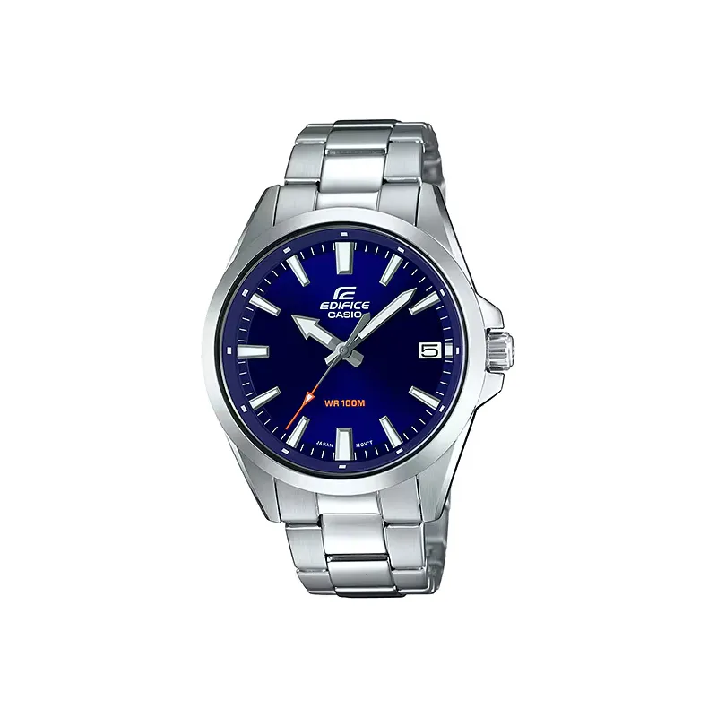 Orologio Edifice 3 lancette quadrante blu EFV-100D-2AV Uomo Casio