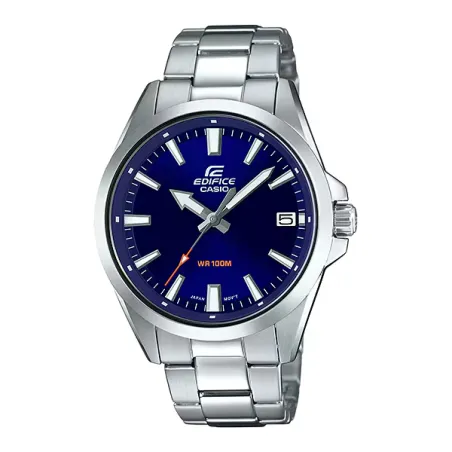 Orologio Edifice 3 lancette quadrante blu EFV-100D-2AV Uomo Casio