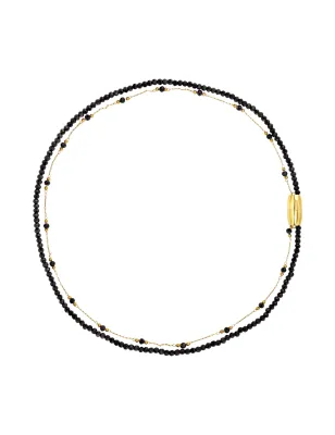 Collana Magnetica System Gold Black Donna Breil