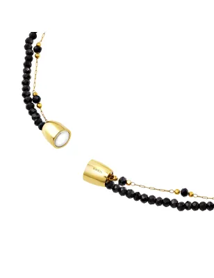 Collana Magnetica System Gold Black Donna Breil