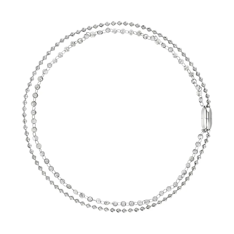 Collana Magnetica System Argentata Donna Breil