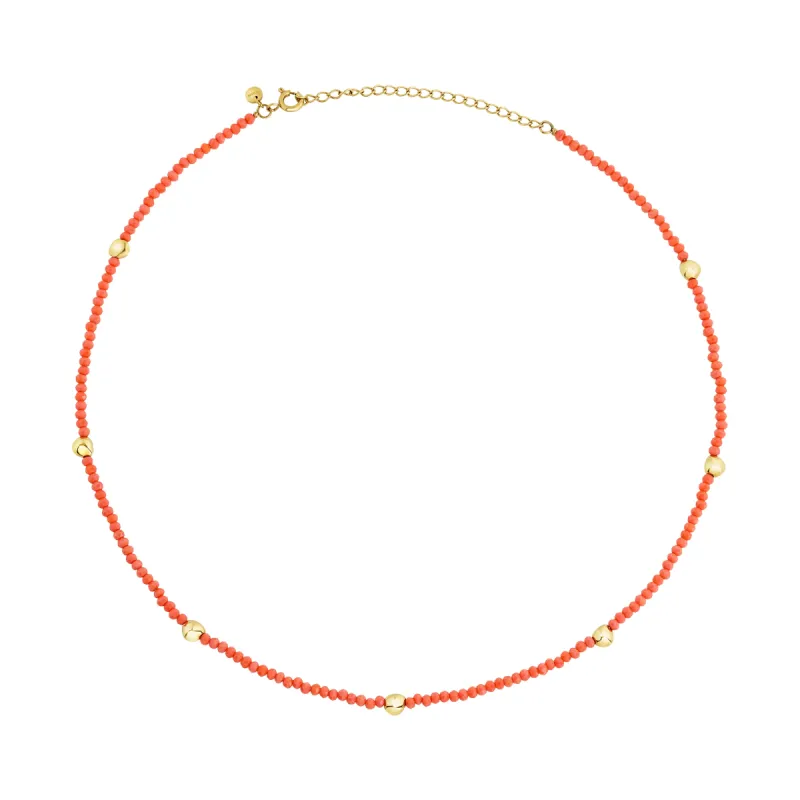 Collana B Rocks con Pietre Arancioni Donna Breil