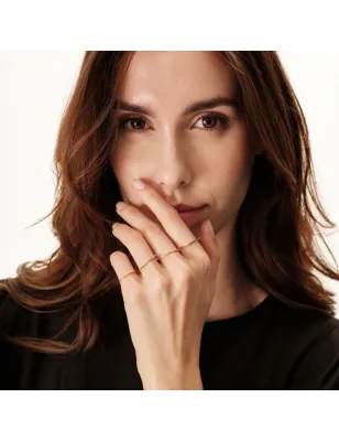 Anello Dorato Tetra mis.18 Donna Breil