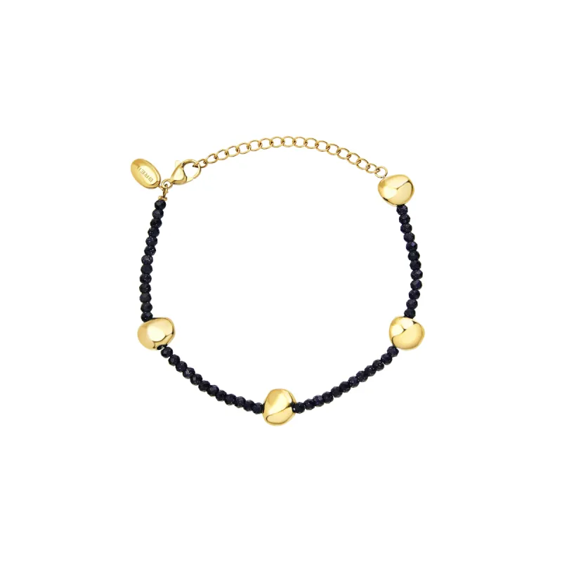 Bracciale B Rocks in Acciaio Dorato e Sandstone Donna Breil Bracciale B Rocks in Acciaio Dorato e Sandstone Donna Breil