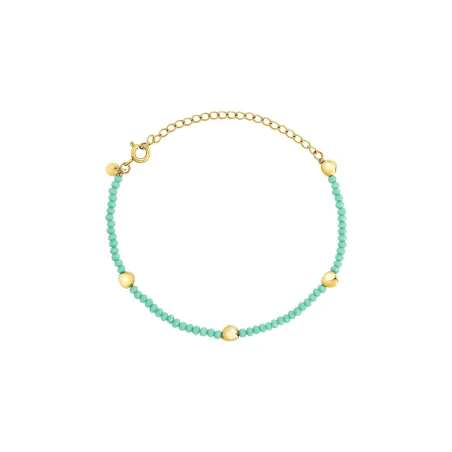 Bracciale B Rocks in Acciaio e Pietre Verdi Donna Breil