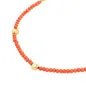 Bracciale B Rocks in Acciaio e Pietre Arancioni Donna Breil