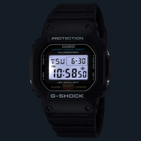 Orologio G-SHOCK Serie 5600 digitale nero DW-5600UE-1 Uomo Casio