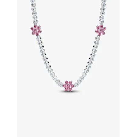 Collana Choker Fiori Rosa Donna Pandora