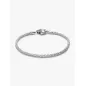 Bracciale Maglia Coda di Volpe con Chiusura Pavè cm.18 Donna Pandora Bracciale Maglia Coda di Volpe con Chiusura Pavè cm.18 Donna Pandora