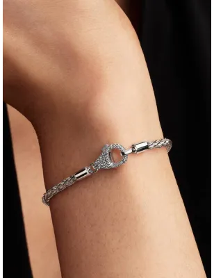 Bracciale Maglia Coda di Volpe con Chiusura Pavè cm.17 Donna Pandora - category_name - XDMG De Marchi Gianotti