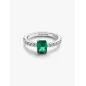 Anello Taglio Baguette Verde mis.56 Donna Pandora