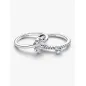 Anello Quadrifoglio Luminoso Divisibile mis.54 Donna Pandora