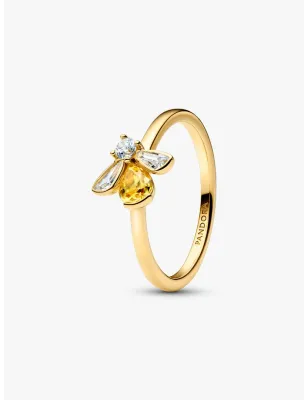 Anello Dorato Ape Luminosa mis.56 Donna Pandora