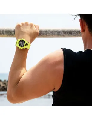 Orologio G-SQUAD GBD-200 running giallo lime GBD-200-9 Uomo Casio