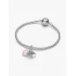 Charm Pendente Doppio Cuore Mamma Sei Bellissima Donna Pandora