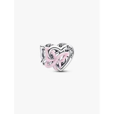 Charm Openwork Cuore e Farfalla Donna Pandora