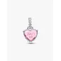Charm Pendente Cuore Rosa Ti Voglio Bene Mamma Donna Pandora