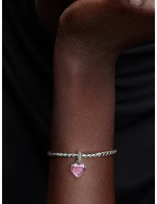Charm Pendente Cuore Rosa Ti Voglio Bene Mamma Donna Pandora - category_name - XDMG De Marchi Gianotti