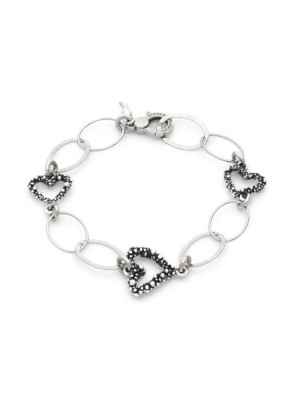 Bracciale Cuori e Catena Donna Giovanni Raspini