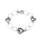 Bracciale Cuori e Catena Donna Giovanni Raspini