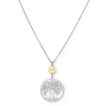 Collana Albero della Vita Angelo Donna Amen