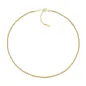 Collana Dorata Riflessi di Luce con Sfere Diamantate Amen