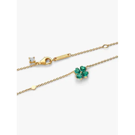 Collana Quadrifoglio Verde Donna Pandora