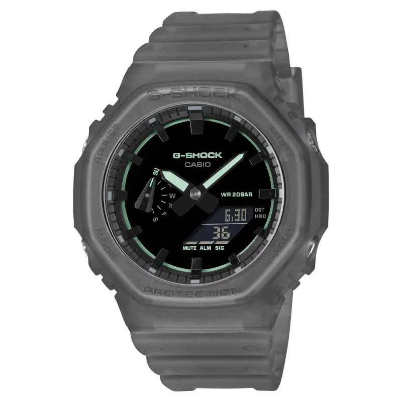 Orologio G-SHOCK GA-2100K-1A Carbon Traslucido Nero Fluo Uomo Casio Orologio G-SHOCK GA-2100K-1A Carbon Traslucido Nero Fluo Uomo Casio