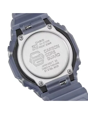 Orologio G-SHOCK GA-2100K-2A Carbon Blu Traslucido Fluo Uomo Casio - category_name - XDMG De Marchi Gianotti