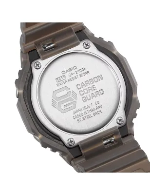 Orologio G-SHOCK GA-2100K-5A Carbon Marrone Traslucido Fluo Uomo Casio - category_name - XDMG De Marchi Gianotti