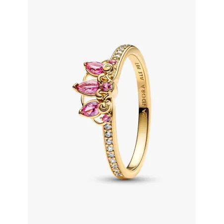 Principesse Disney, Rapunzel, Anello Tiara m.50 Donna Pandora