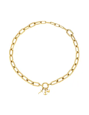 Collana Dorata Love Ties Donna Breil