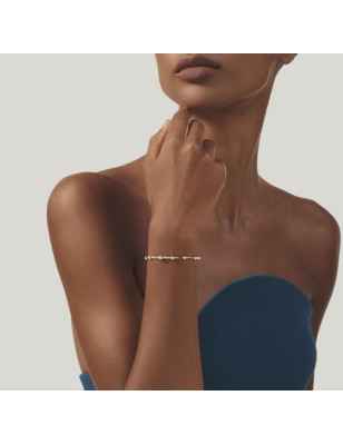 Bracciale Satellite Placcato Oro 18kt e Zirconi Donna Giovanni Raspini