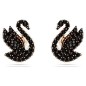 ORECCHINI A LOBO CIGNO NERO DONNA SWAROVSKI SWAN