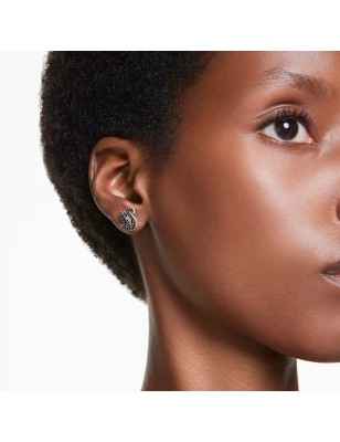 ORECCHINI A LOBO CIGNO NERO DONNA SWAROVSKI SWAN 5684608 Swarovski