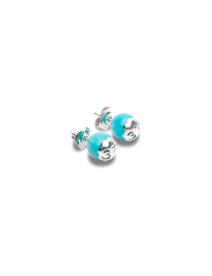 Orecchini Sphere Giada Verde Acqua Argento EHST8-200 Donna Tamashii